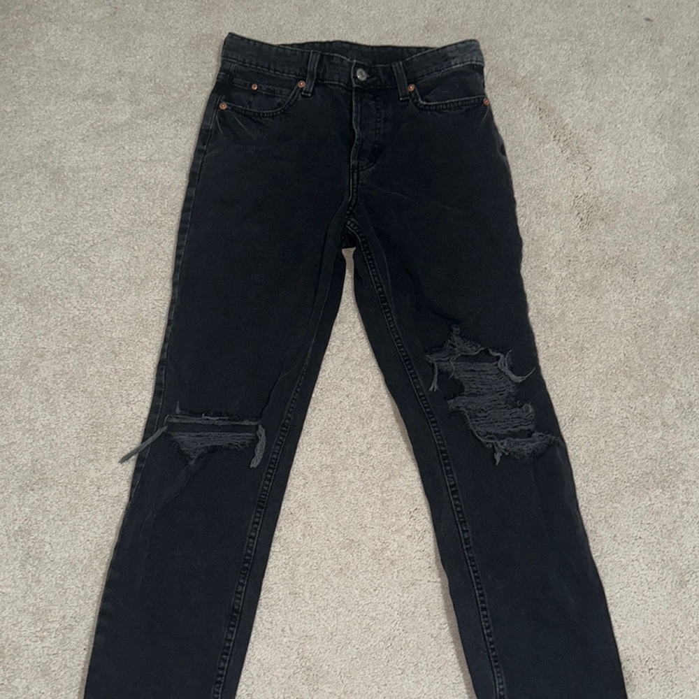 Boyfriend Low waisted Black Jeans